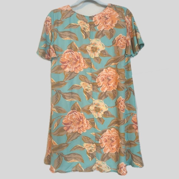 Show Me Your MuMu Mini Floral Dress Size Medium - Picture 4 of 4